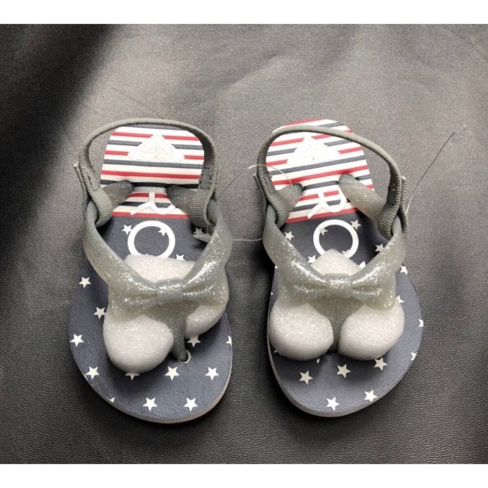 NWT Roxy Flip Flops Baby Girls Size 5
